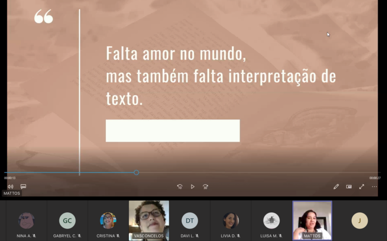 A Importância de Escrever – Um Encontro Interdisciplinar